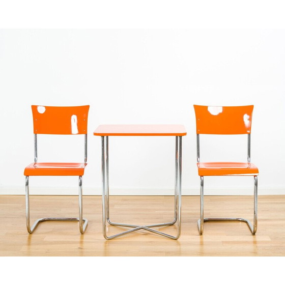Image 1 of Vintage oranje tafelset van Mücke en Melder, Duitsland 1940