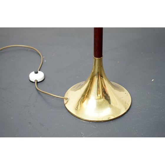 Image 1 of Vintage bamboe en metalen vloerlamp, Duitsland 1970