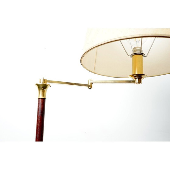 Image 1 of Vintage bamboe en metalen vloerlamp, Duitsland 1970