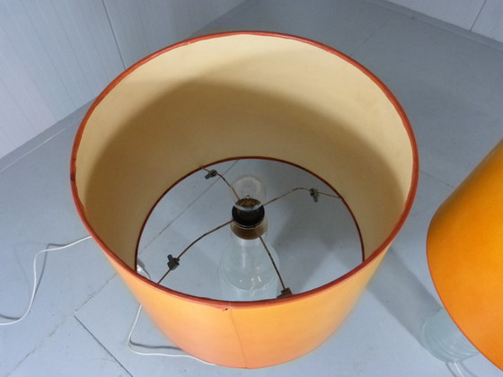 Image 1 of 2x Vintage Italiaanse tafellamp