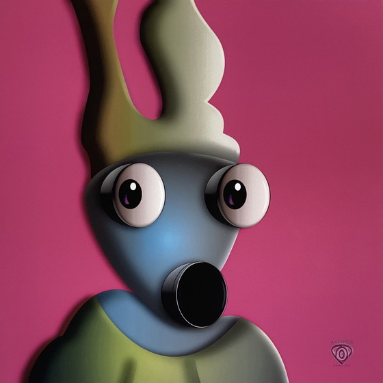 Image 1 of Jack Vissers - Offset op Canvas - Andrygon