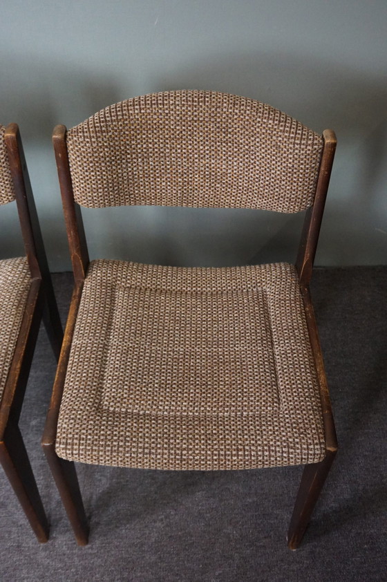 Image 1 of 4x vintage eetkamerstoelen