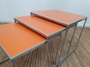 Nesting Tables Brabantia. Mimiset omkeerbaar blad oranje/wit
