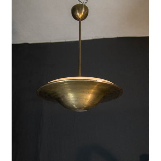 Image 1 of Vintage messing hanglamp, 1930