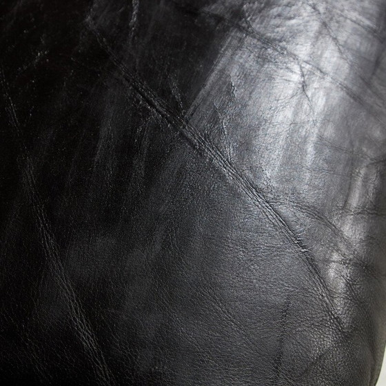 Image 1 of Vintage 2-zitsbank "Ds 2011" in leer voor De Sede, Zwitserland 1970