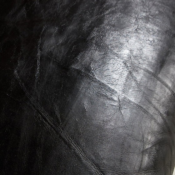 Image 1 of Vintage 2-zitsbank "Ds 2011" in leer voor De Sede, Zwitserland 1970