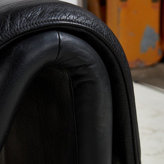 Image 1 of Vintage 2-zitsbank "Ds 2011" in leer voor De Sede, Zwitserland 1970