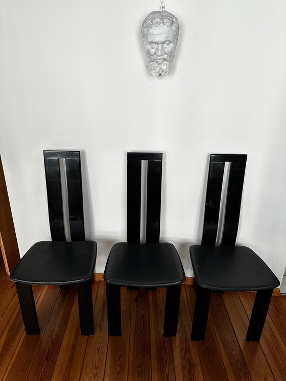 Image 1 of 6x Pietro Constantini Eetkamerstoelen