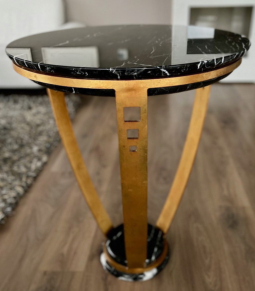 Art Deco Marmeren Sidetable Lumiére