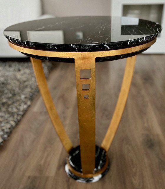 Image 1 of Art Deco Marmeren Sidetable Lumiére