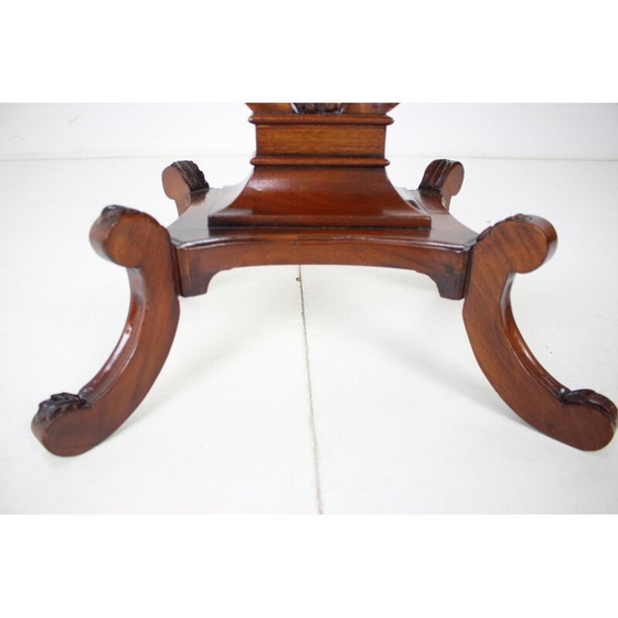 Image 1 of Vintage Art nouveau Lira mahonie bijzettafel, Tsjecho-Slowakije 1910