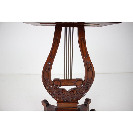 Image 1 of Vintage Art nouveau Lira mahonie bijzettafel, Tsjecho-Slowakije 1910