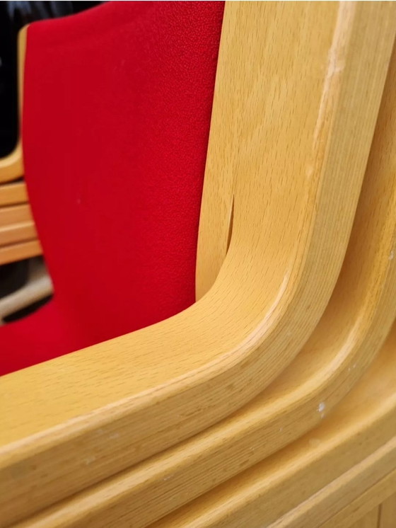 Image 1 of 1-10X Design stapelstoelen eetkamerstoel vintage multiplex Stendig Co, Scandinavisch ontwerp