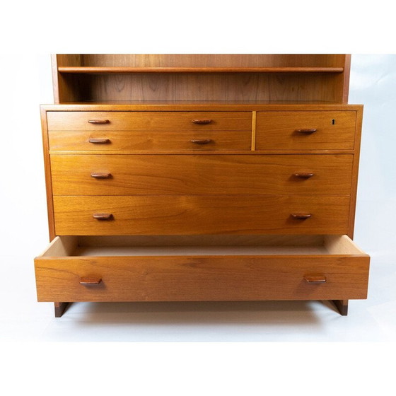 Image 1 of Vintage teakhouten boekenkast van Hans J. Wegner, 1960