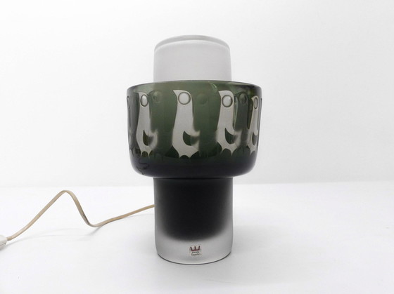 Image 1 of Scandinavische glazen lamp Hans-Ove Sandeberg voor Kosta Boda 1969