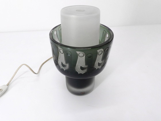 Image 1 of Scandinavische glazen lamp Hans-Ove Sandeberg voor Kosta Boda 1969