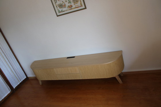 Image 1 of Custom made  Tv Meubel Volledig Eikenhout