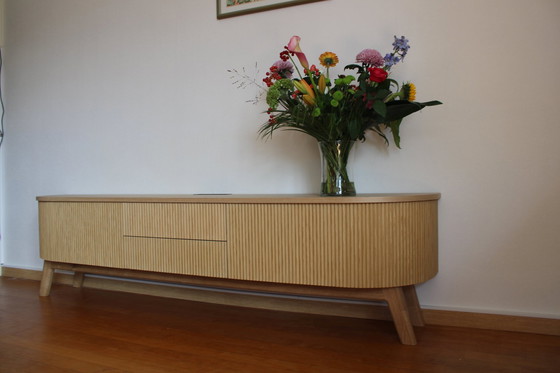 Image 1 of Custom made  Tv Meubel Volledig Eikenhout