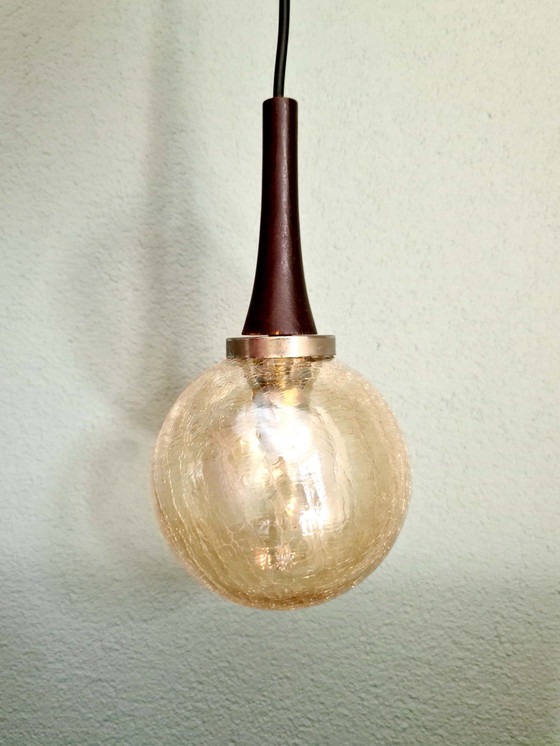 Image 1 of Vintage hanglamp - sputnik - Jaren 60 / 70 - globe