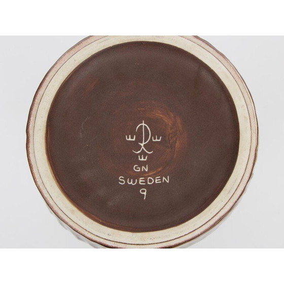 Image 1 of Scandinavische vaas van aardewerk door Gunnar Nylund voor Rörstrand, 1940