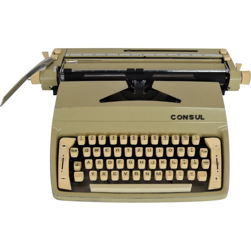 Typemachine uit de Mid Century, Tsjecho-Slowakije 1970