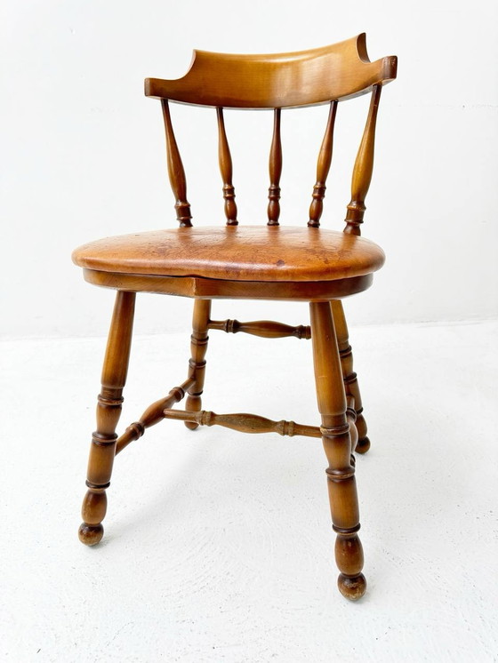 Image 1 of 26 vintage boerenstoelen, jaren 1950