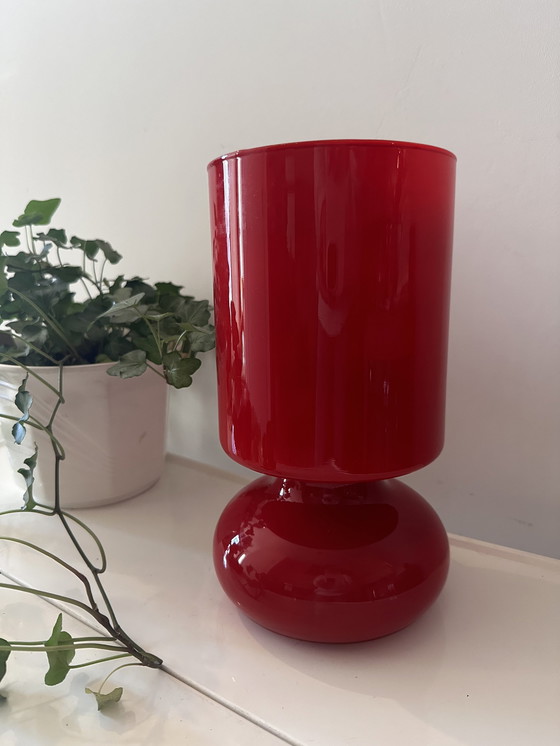 Image 1 of Lykta Lampje Ikea Vintage Rood