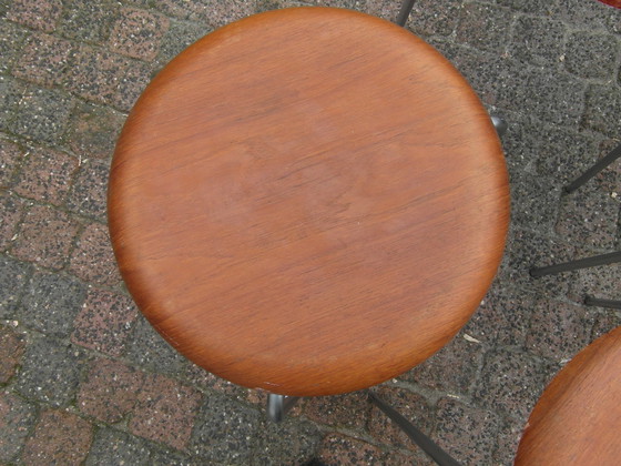 Image 1 of 2x Dot Krukken Van Arne Jacobsen Voor Fritz Hansen