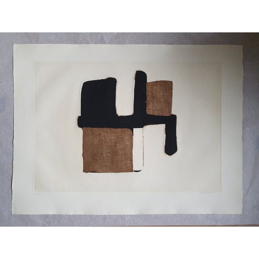 Vintage schilderij door Conrad Marca-Relli, 1977