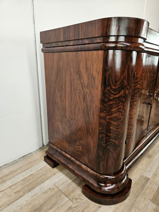 Image 1 of Art Decò Dressoir Door Levi Minzi In Walnoot Briar