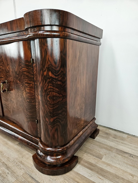 Image 1 of Art Decò Dressoir Door Levi Minzi In Walnoot Briar