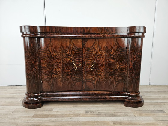 Image 1 of Art Decò Dressoir Door Levi Minzi In Walnoot Briar