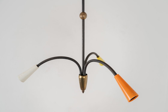 Image 1 of Vintage Veelkleurige Plafondlamp