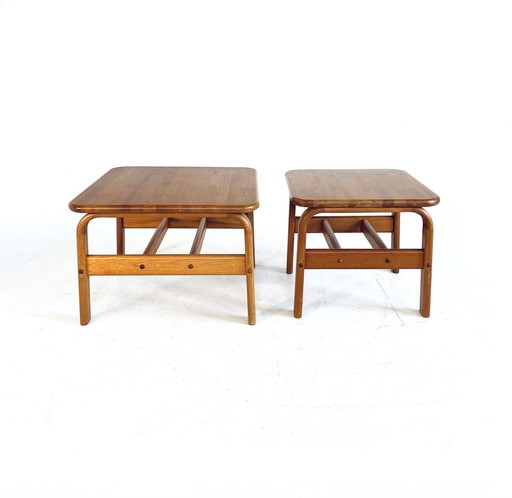 2X Vintage Deense Salontafel/Bijzettafel ‘70