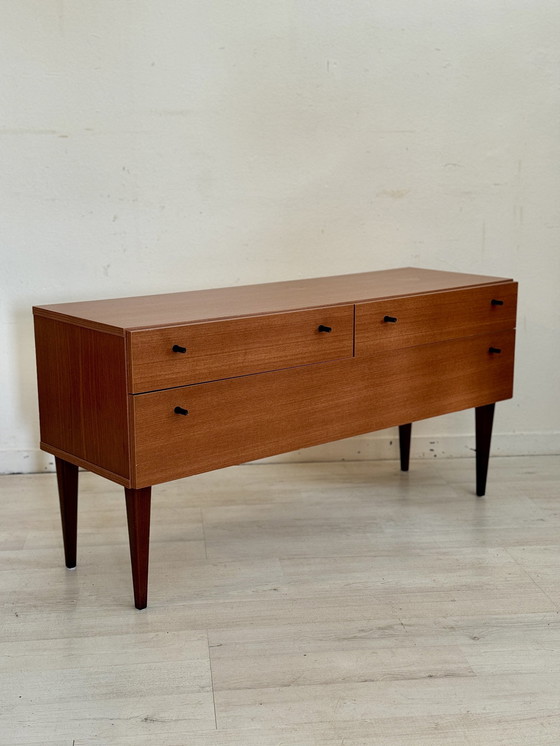 Image 1 of Vintage Dressoirtje Sideboard Jaren 60