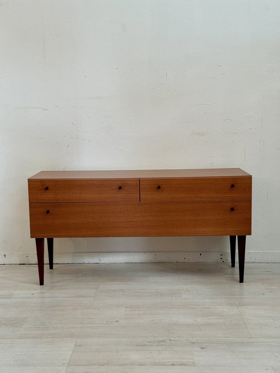 Image 1 of Vintage Dressoirtje Sideboard Jaren 60