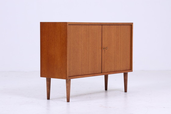 Image 1 of Smalle WK teak ladekast | Mid Century kast | Vintage ladekast retro 60s hal hout