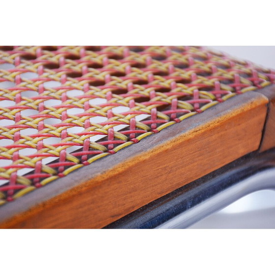 Image 1 of Paar vintage Bauhaus stoelen in chroom en beuken voor Robert Slezak, Tsjecho-Slowakije 1930