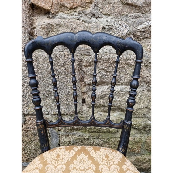 Image 1 of Napoleon III vintage stoel voor muzikanten