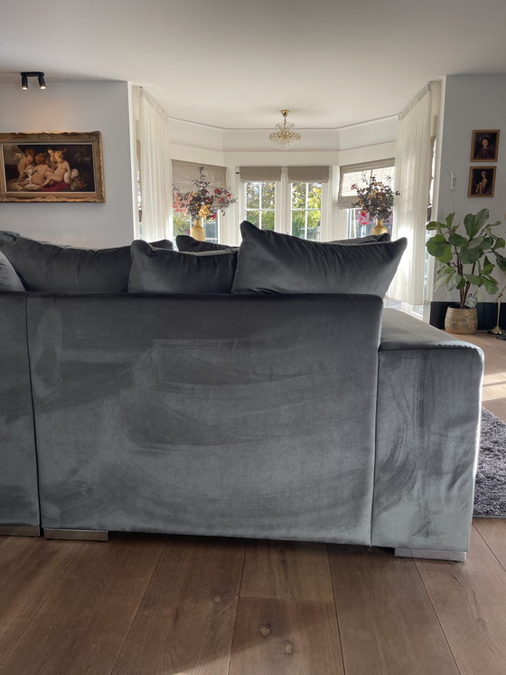 Image 1 of 2X Module Lounge Banken Velvet Gray