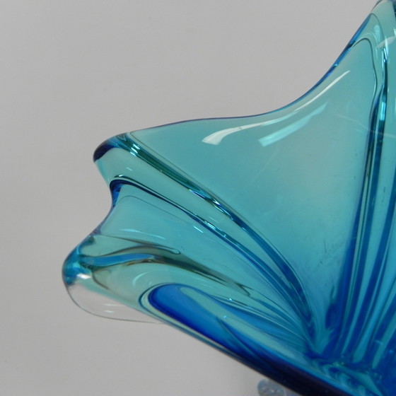 Image 1 of Glazen Vintage Murano Vaas, Jaren 50