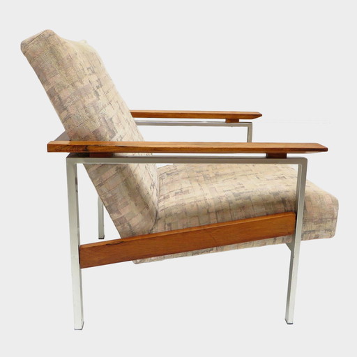 Vintage palissander design fauteuil van Topform