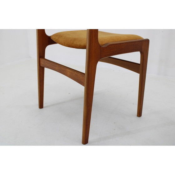 Image 1 of Paar Deense vintage teakhouten eetkamerstoelen, jaren 1960