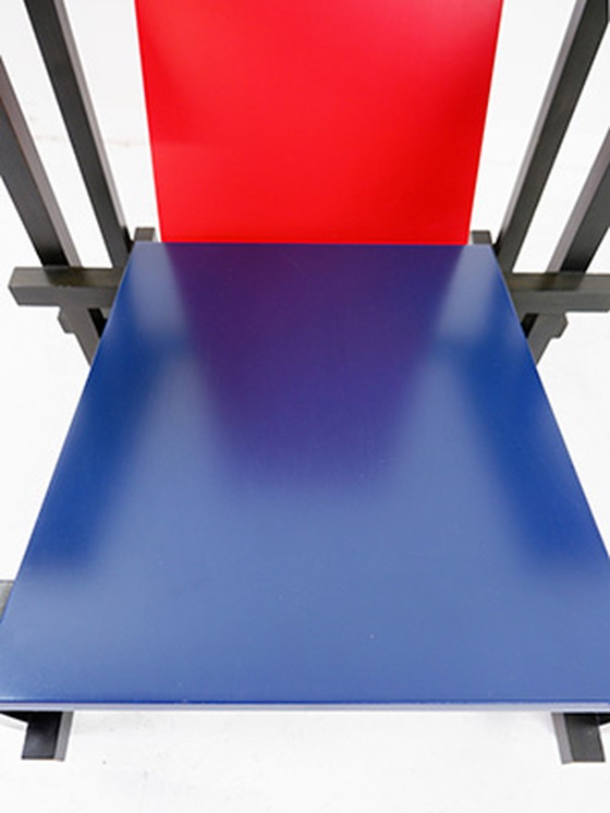 Image 1 of Gerrit Rietveld Rood & Blauwe Stoel