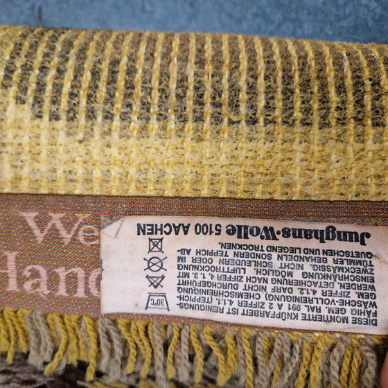 Image 1 of Vintage Vloerkleed Wolle Kleedje Jaren 60 