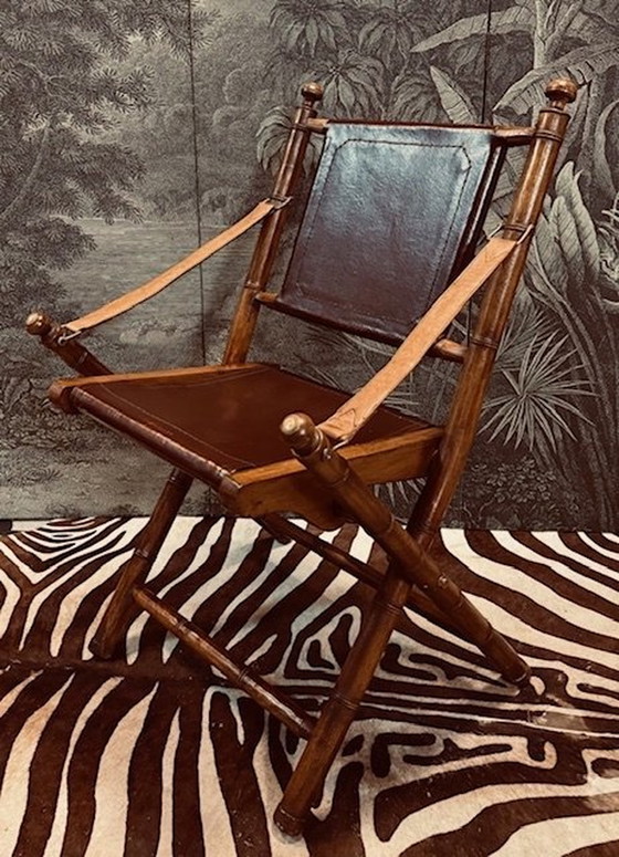 Image 1 of British Colonial Campaign Veld Bureau Inklapbaar