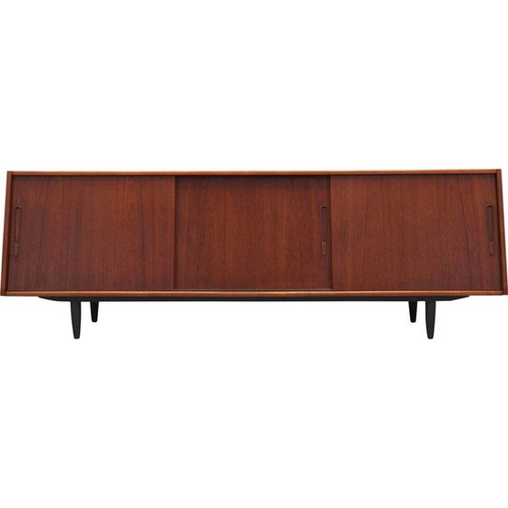 Image 1 of Vintage teakhouten dressoir, Denemarken 1970
