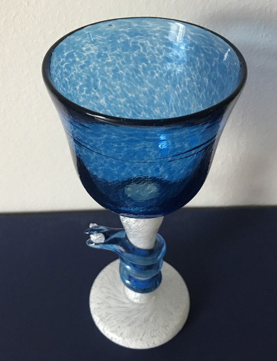 Image 1 of Jan-Stievens Glashytta Glaskunst wijnglas