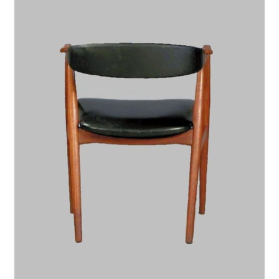 Image 1 of Set van 6 vintage fauteuils van Th. Harlev voor Farstrup Møbler, 1950