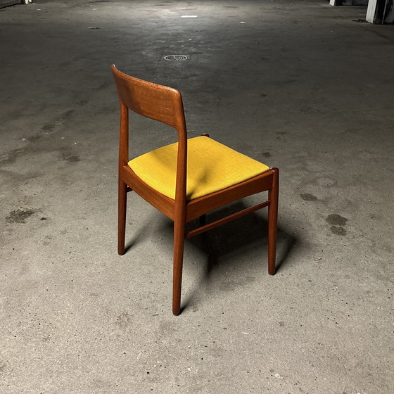 Image 1 of 4x Eetkamerstoelen Henning Kjærnulf Model 26